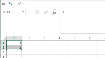 Небольшая нумерация в Excel